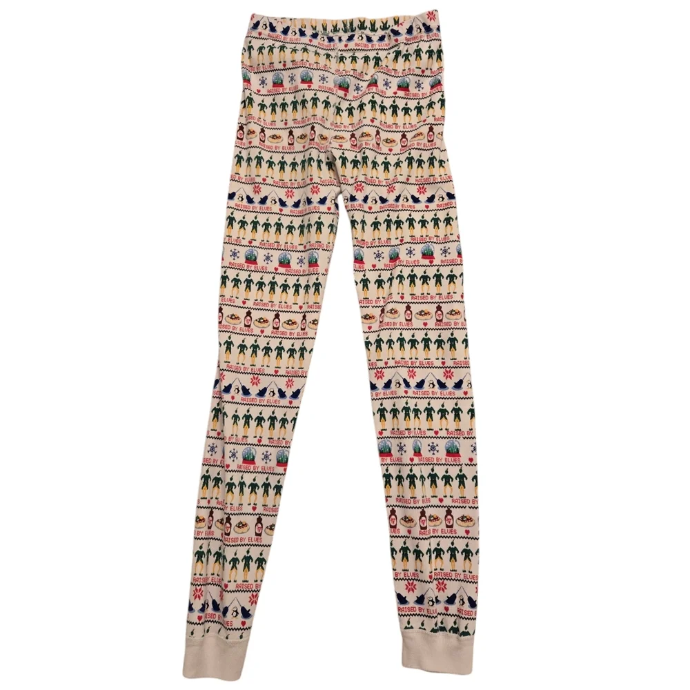 Hanna Andersson ELF Christmas 2-piece pajama top/pants set